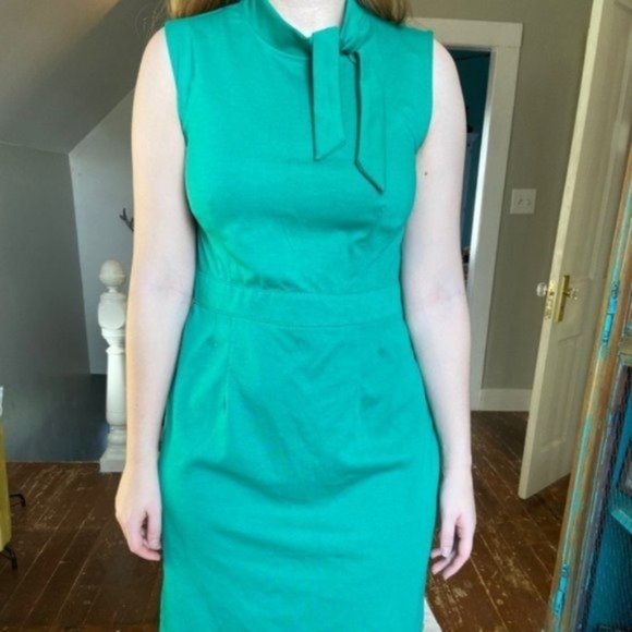 Merona Green Sleeveless Dress, Size 14 - Picture 2 of 10
